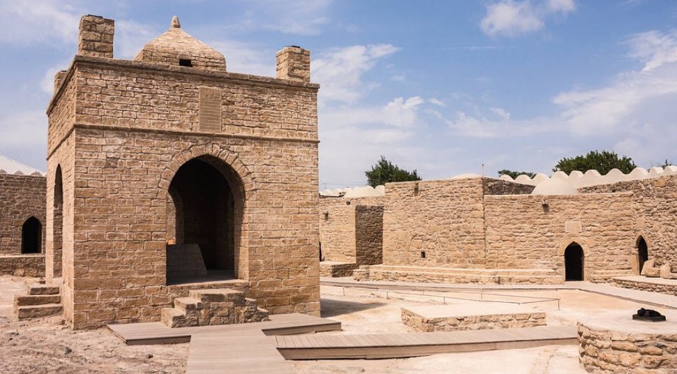 Ateshgah Fire Temple, Surakhani, near Baku, Azerbaijan